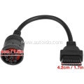 9 Pin OBD2 Adapter Cable J1939 Diagnostic Scanner